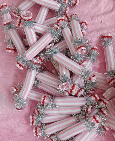 Julepynt knallert, pink