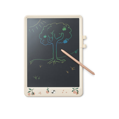 Zora tegnetavle med LCD skærm, peach / seashell