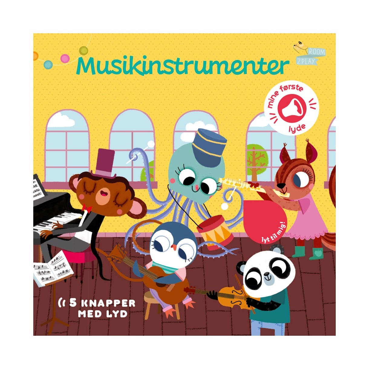 PEGEBOG M/LYD MUSIKINSTRUMENTER