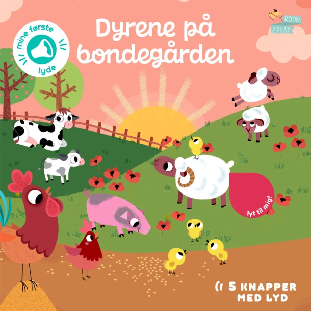 PEGEBOG M/LYD DYRENE PÅ BONDEGÅRDEN