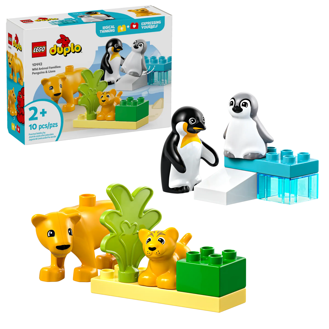 LEGO DUPLO PINGVINER OG LØVER