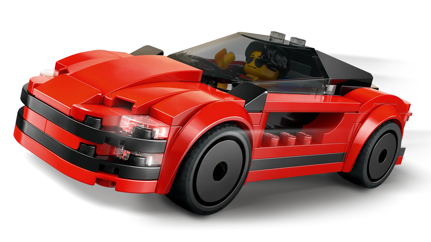 LEGO CITY RØD SPORTSVOGN