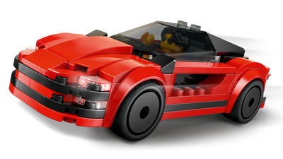 LEGO CITY RØD SPORTSVOGN