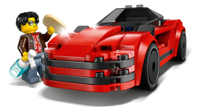 LEGO CITY RØD SPORTSVOGN