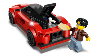 LEGO CITY RØD SPORTSVOGN