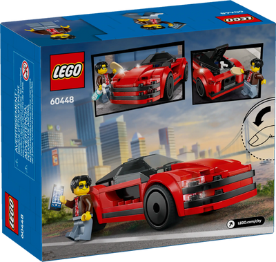 LEGO CITY RØD SPORTSVOGN