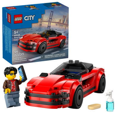 LEGO CITY RØD SPORTSVOGN