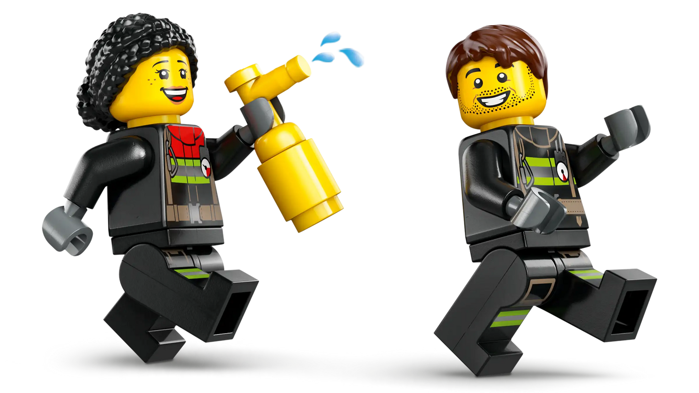 LEGO CITY BRANDBIL MED STIGE