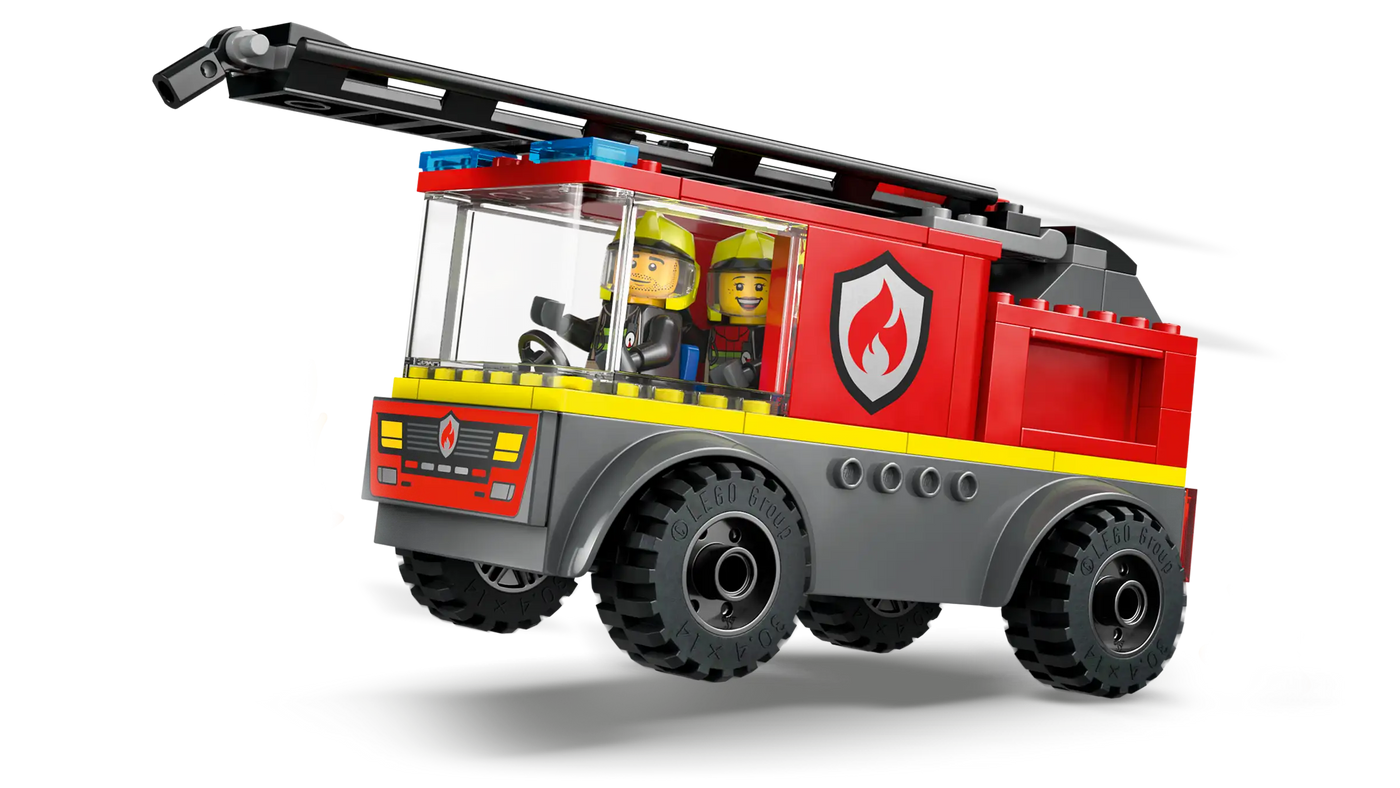 LEGO CITY BRANDBIL MED STIGE
