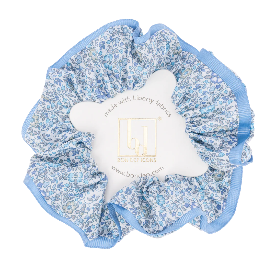HÅR SCRUNCHIE LIBERTY BLÅ KATIE&MILLIE
