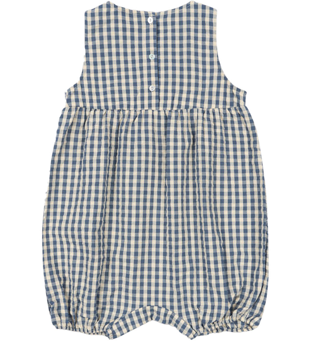 ROMPER CAPTAINS BLUE CHECK