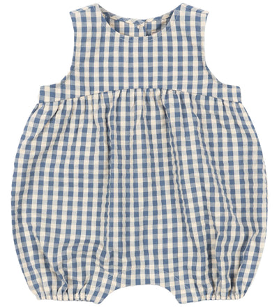 ROMPER CAPTAINS BLUE CHECK
