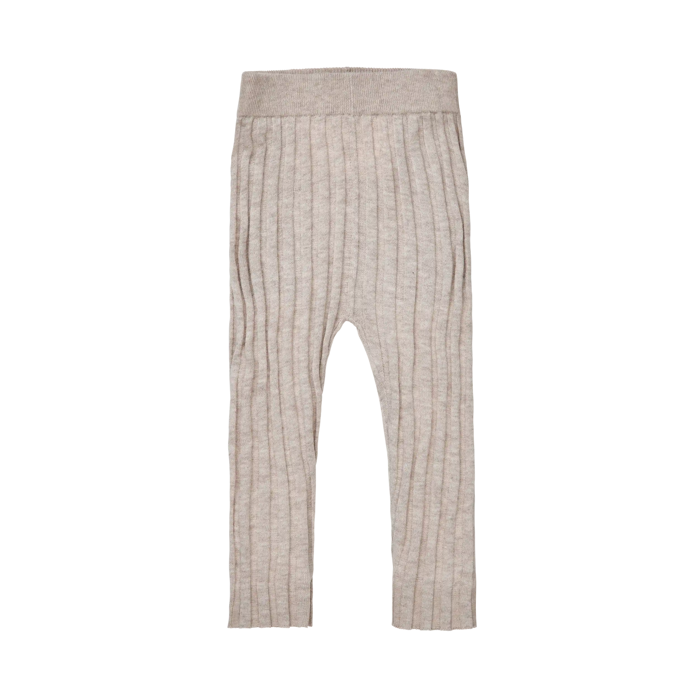 LEGGINGS RIB, TAUPE MELANGE, SS25