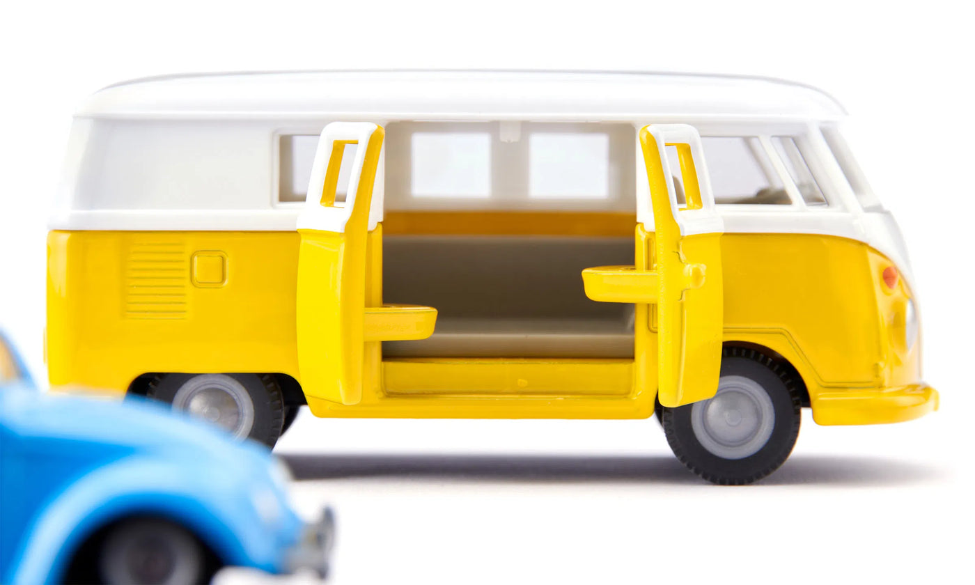 Bus med anhænger og beetle, VW T1