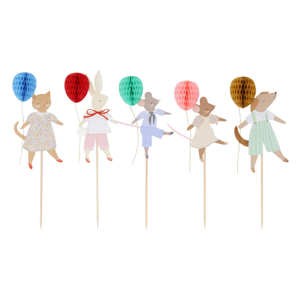 MERI MERI CAKE TOPPERS ANIMAL FRIENDS