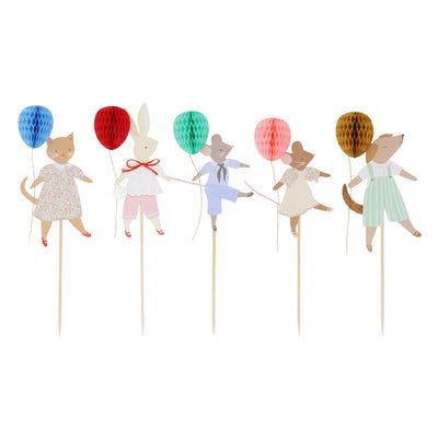 MERI MERI CAKE TOPPERS ANIMAL FRIENDS