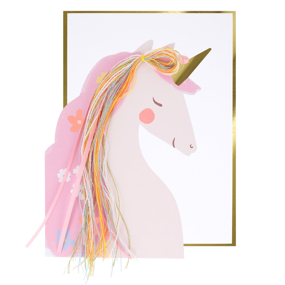 MERI MERI KORT UNICORN M. BLOMSTER