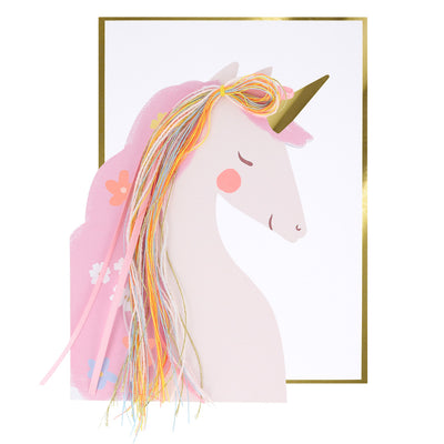 MERI MERI KORT UNICORN M. BLOMSTER