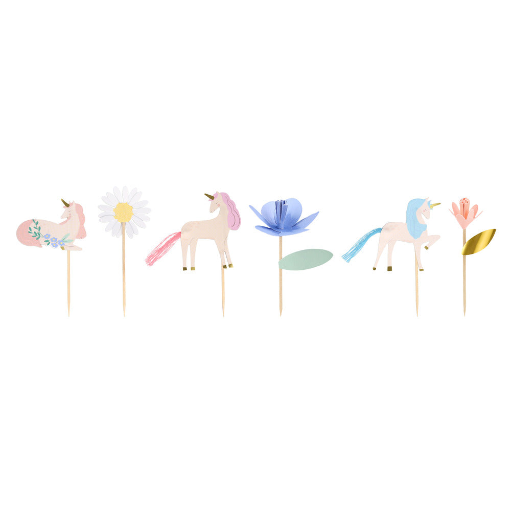 MERI MERI CUPCAKE KIT UNICORN BLOMSTER