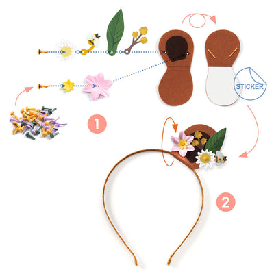 DJECO DIY BLOMSTERVENNER BLOMSTERKRANS