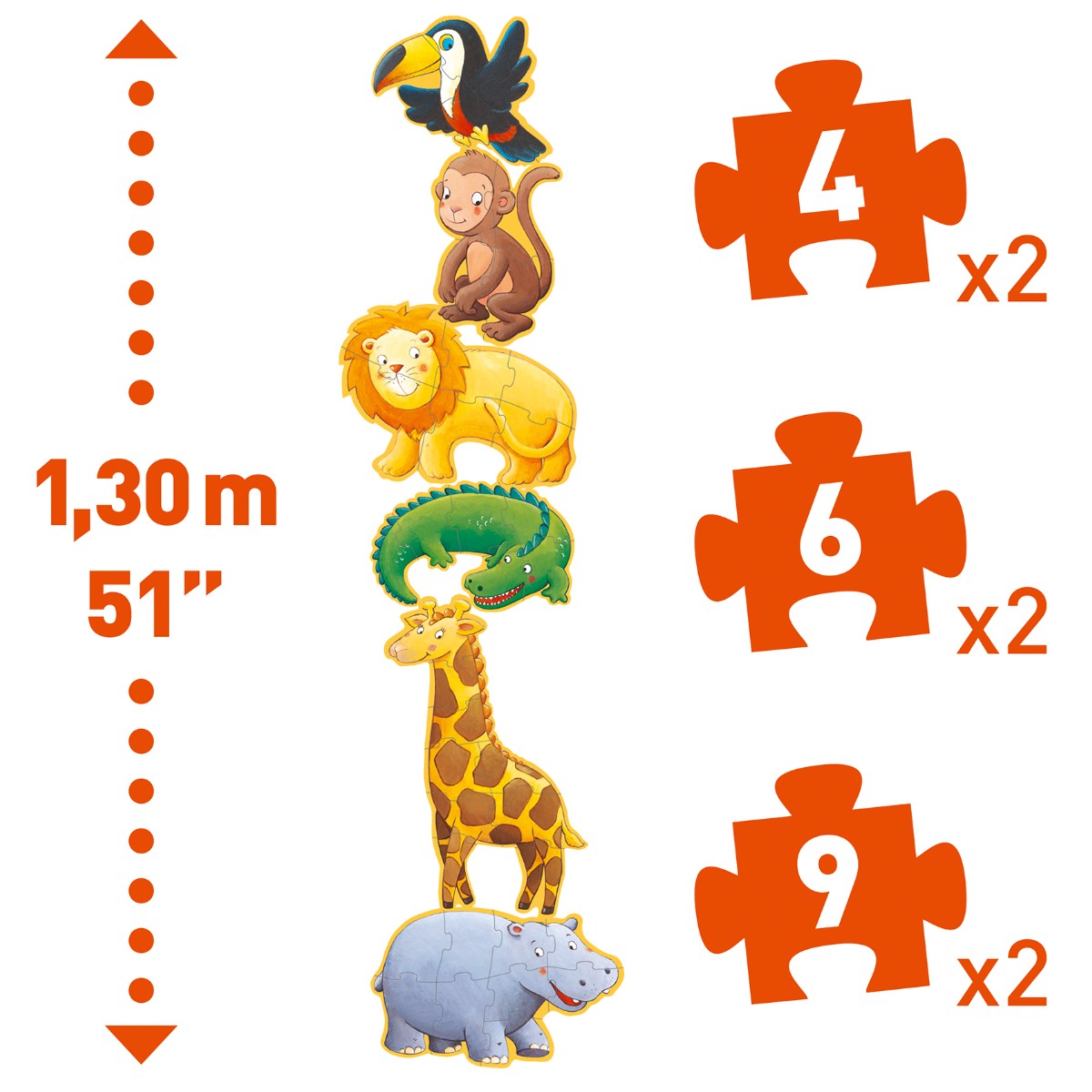 PUSLE 4-6-9 MARMOSET OG VENNER