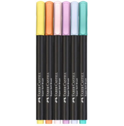 Tuscher, Felt Tip Pen, Black Edition, Pastelfarver