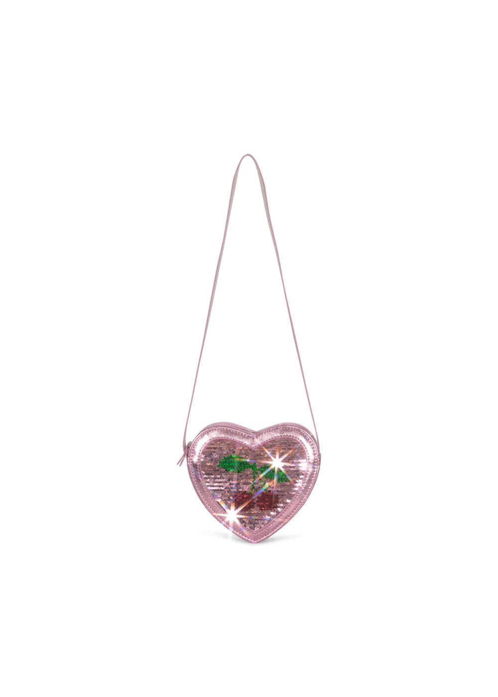 SKULDERTASKE HEART SEQUIN