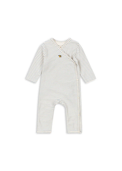 newborn onesie, Stripe Bluie