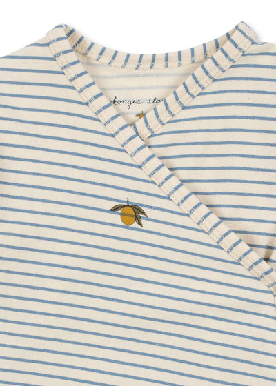 newborn onesie, Stripe Bluie