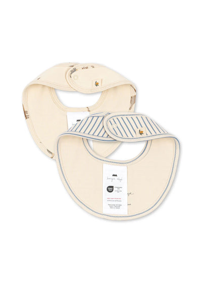 Savlesmække, 2 stk, kubi/stripe bluie
