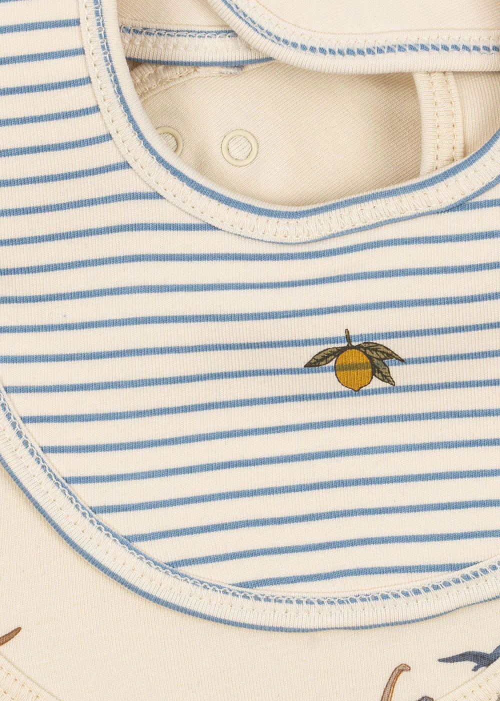 Savlesmække, 2 stk, kubi/stripe bluie