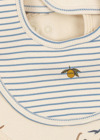 Savlesmække, 2 stk, kubi/stripe bluie