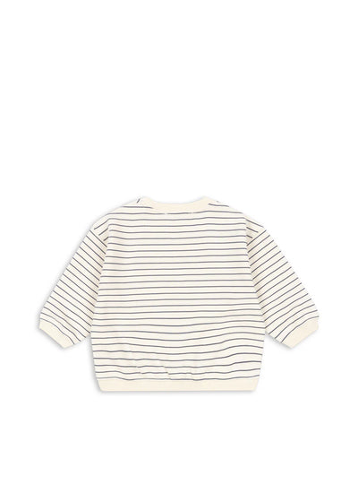 Amio Sweatshirt, Captains Blue/Antique White