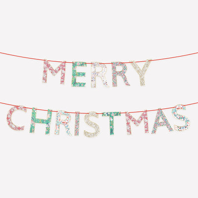 GARLAND LIBERTY MERRY CHRISTMAS