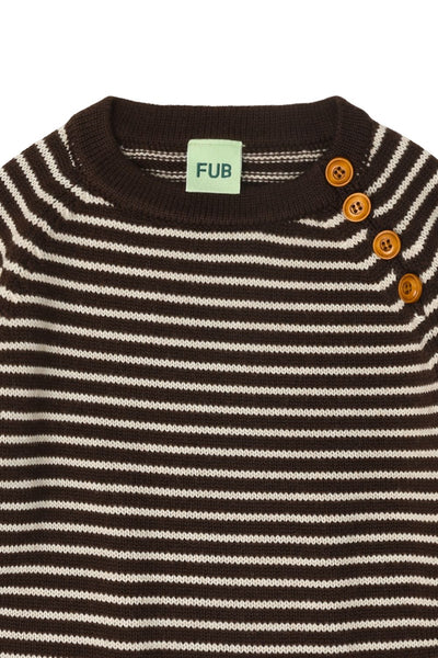 Sweater, Mocca / Ecru