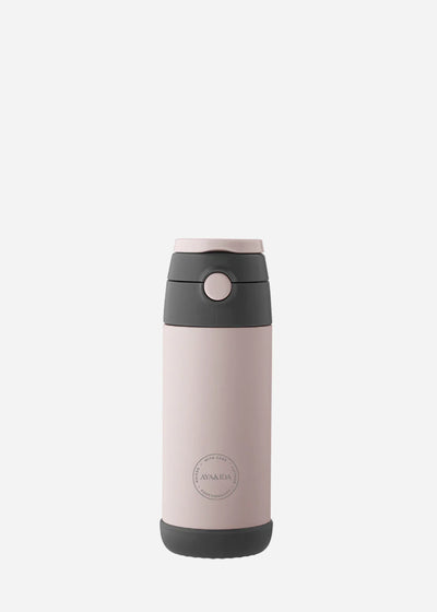 Straw Bottle til børn, Soft Rose