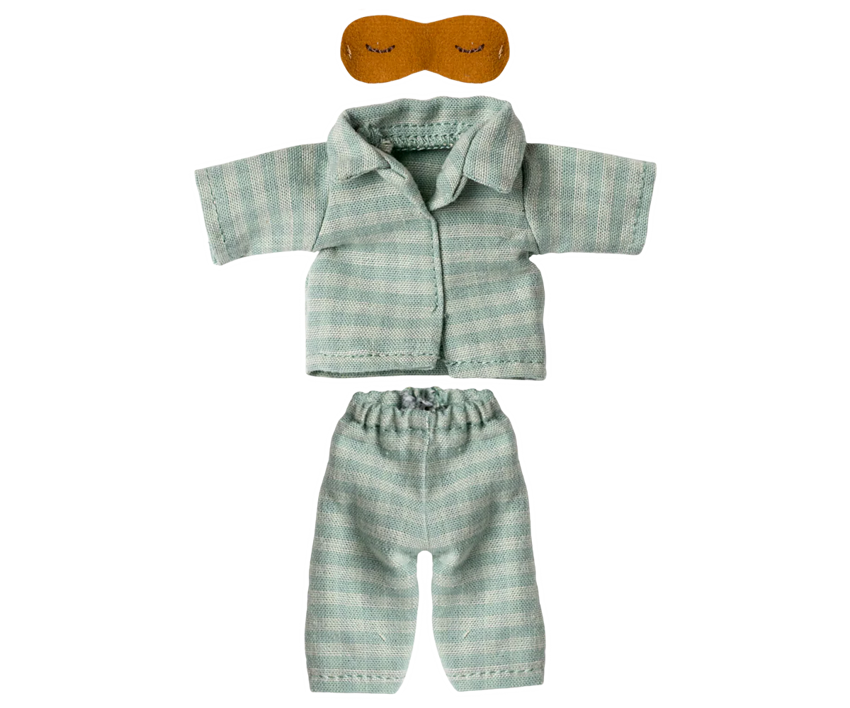 TØJ MUS FAR PYJAMAS MINT