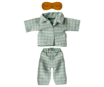 TØJ MUS FAR PYJAMAS MINT