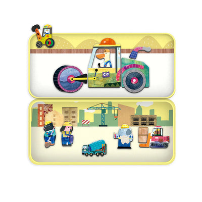 MAGNETISK SÆT LILLE BYGGEPLADS