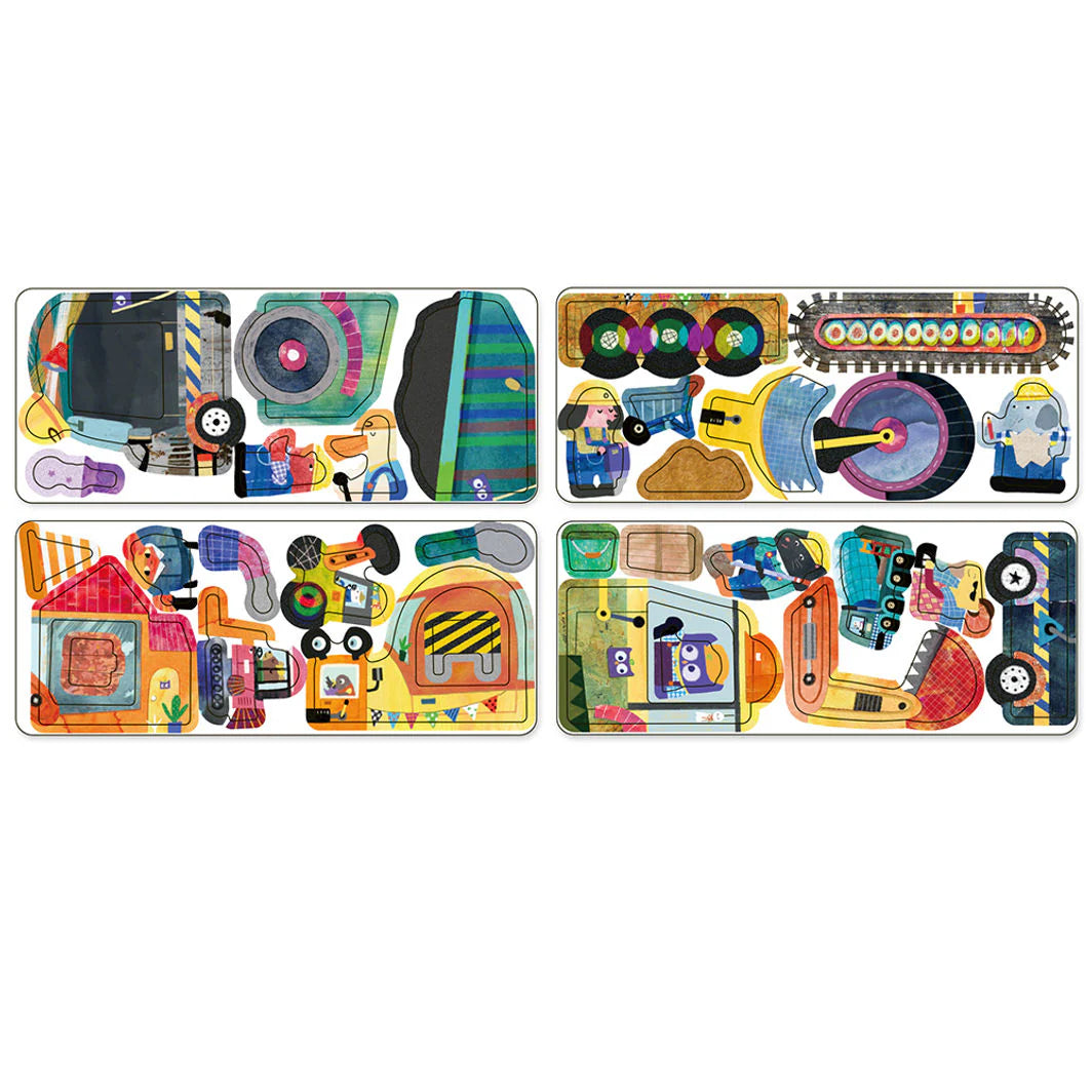 MAGNETISK SÆT LILLE BYGGEPLADS