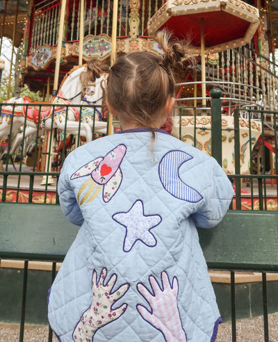 Lou Mini-jakke, Light Blue