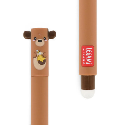PEN ERASABLE BEAR RØD