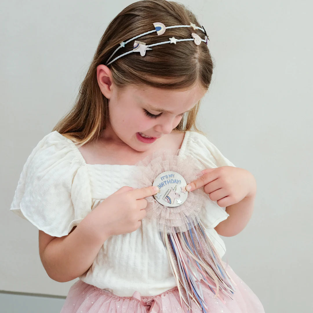 BIRTHDAY BADGE UNICORN