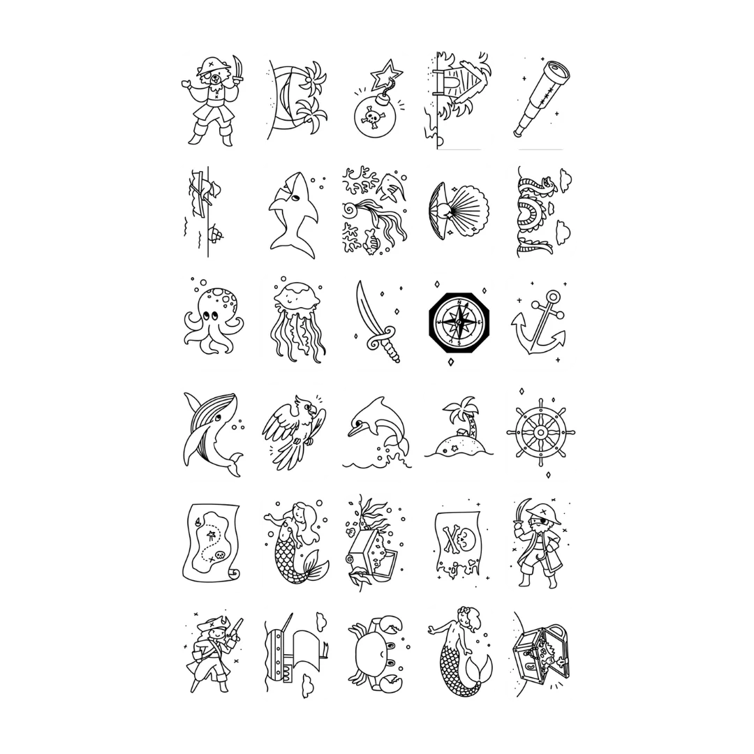 REFILL MINI OCEAN &  PIRATES