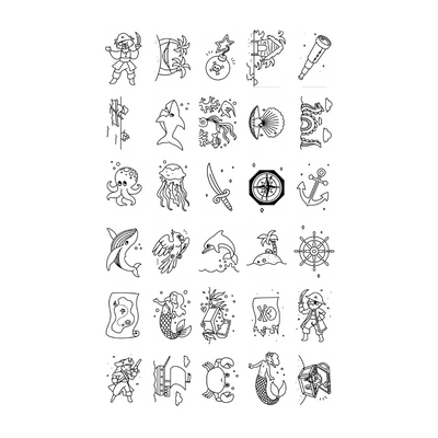 REFILL MINI OCEAN &  PIRATES