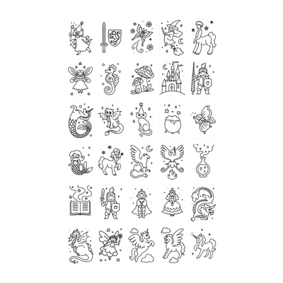 KIDYDRAW REFILL MINI ANIMALS