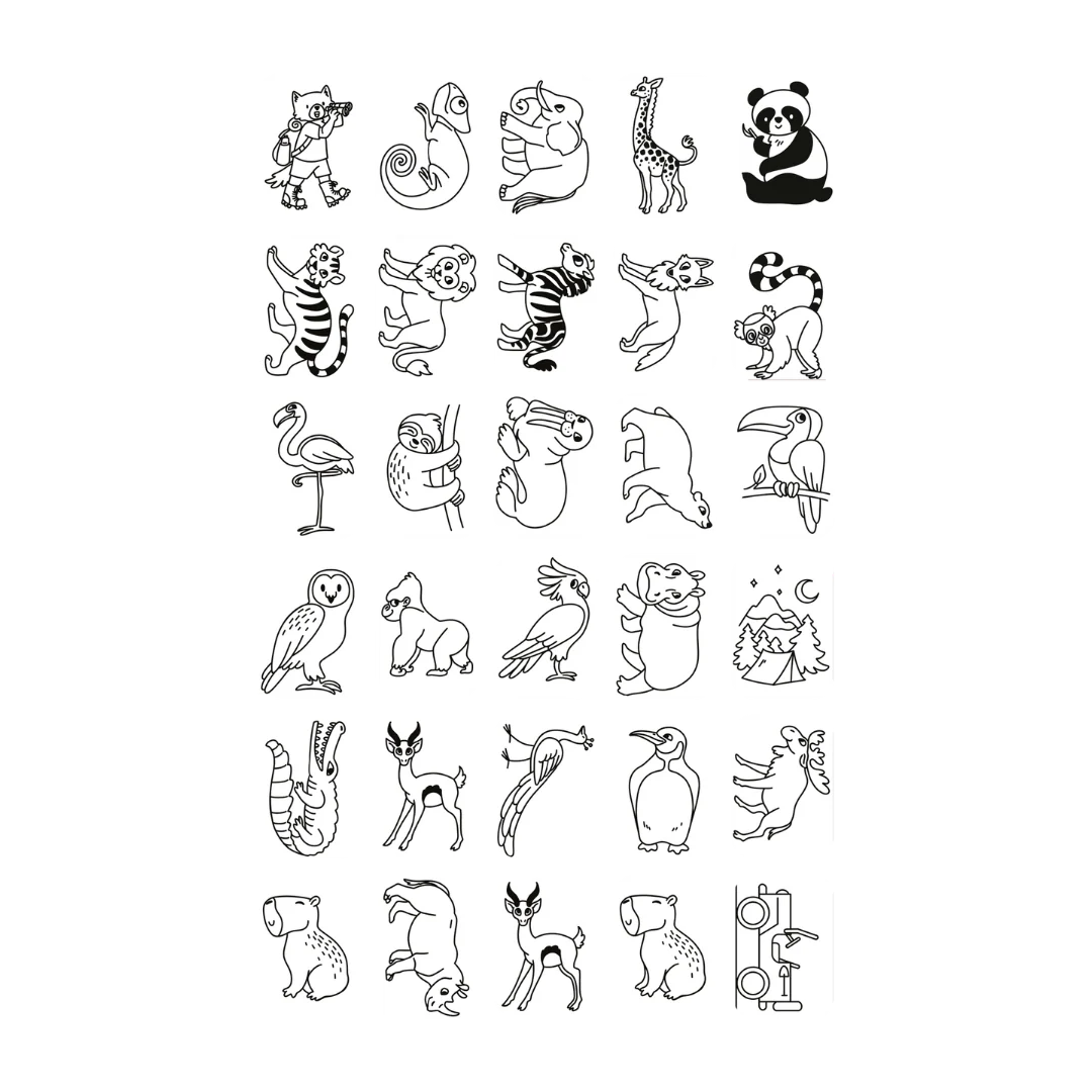 KIDYDRAW REFILL MINI ANIMALS