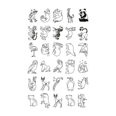 KIDYDRAW REFILL MINI ANIMALS