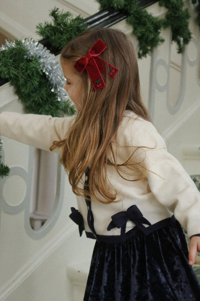 HÅRCLIP 2 PAK JULIETTE BOW RIO RED