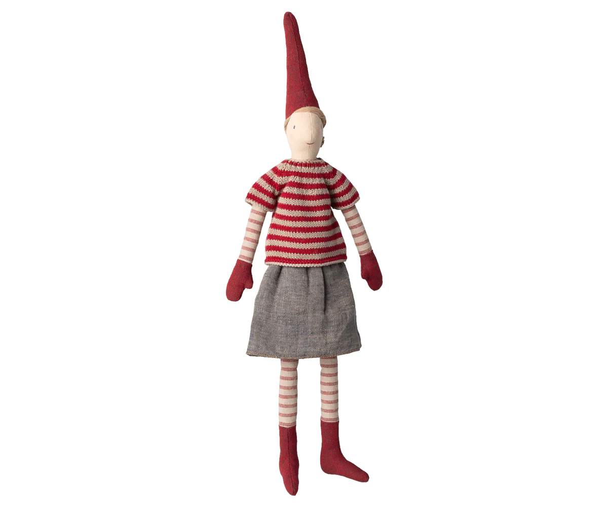 NISSE PIGE STR. 3 STRIK BLUSE